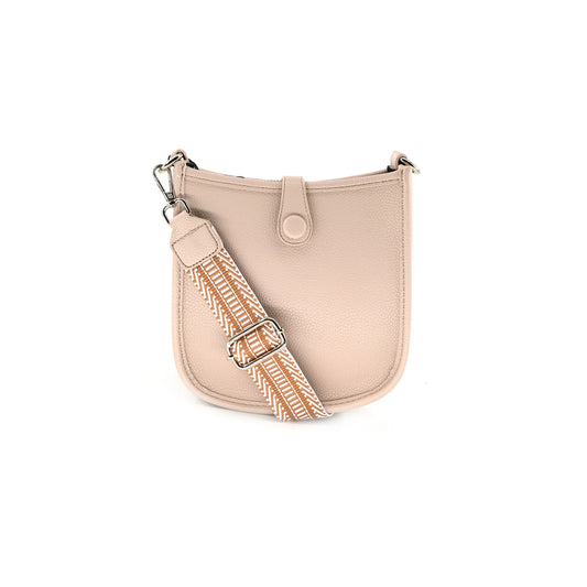 Beige crossbody bag