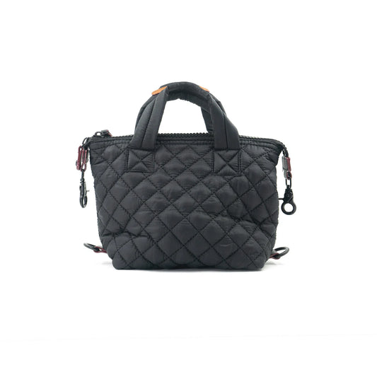 Mini black nylon bag