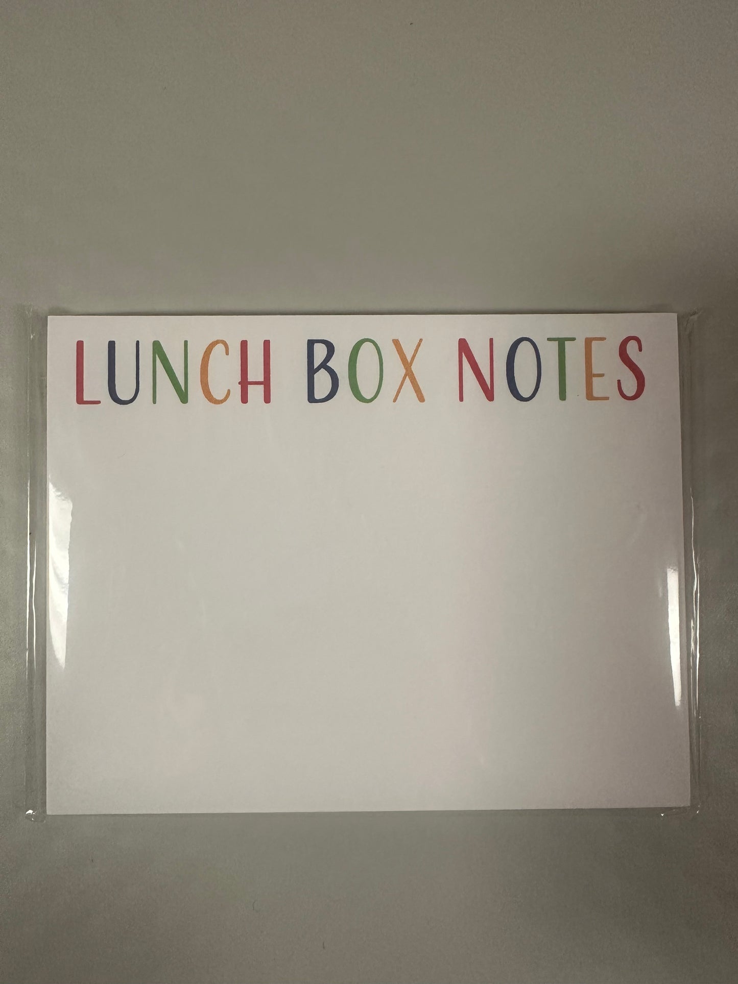 Lunchbox Notes