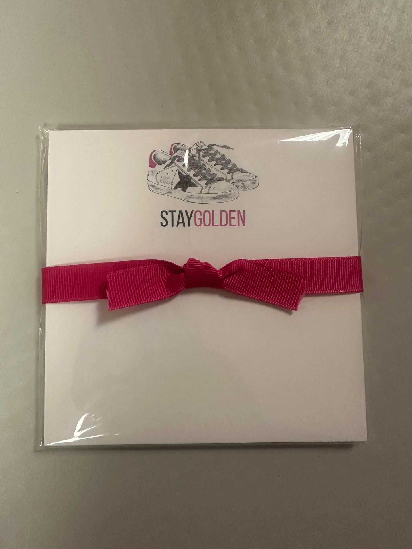 Stay Golden notepad