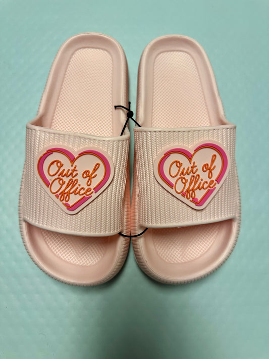 Pink Out of Office Sandals