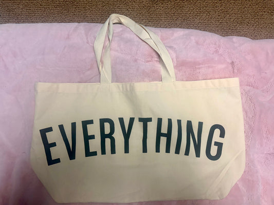 Natural "EVERYTHING" Tote Bag