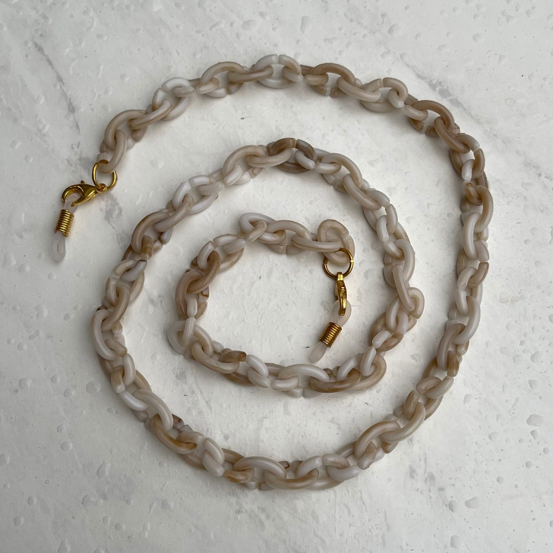 ClaudiaG Bond Glasses & Mask Chain