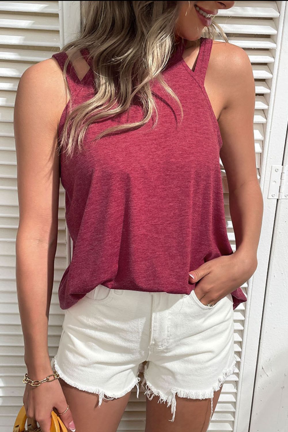 Sleeveless Tunic Top