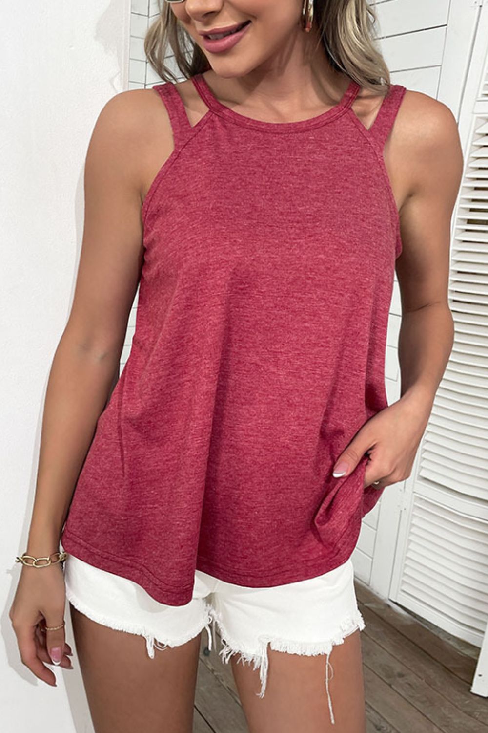 Sleeveless Tunic Top