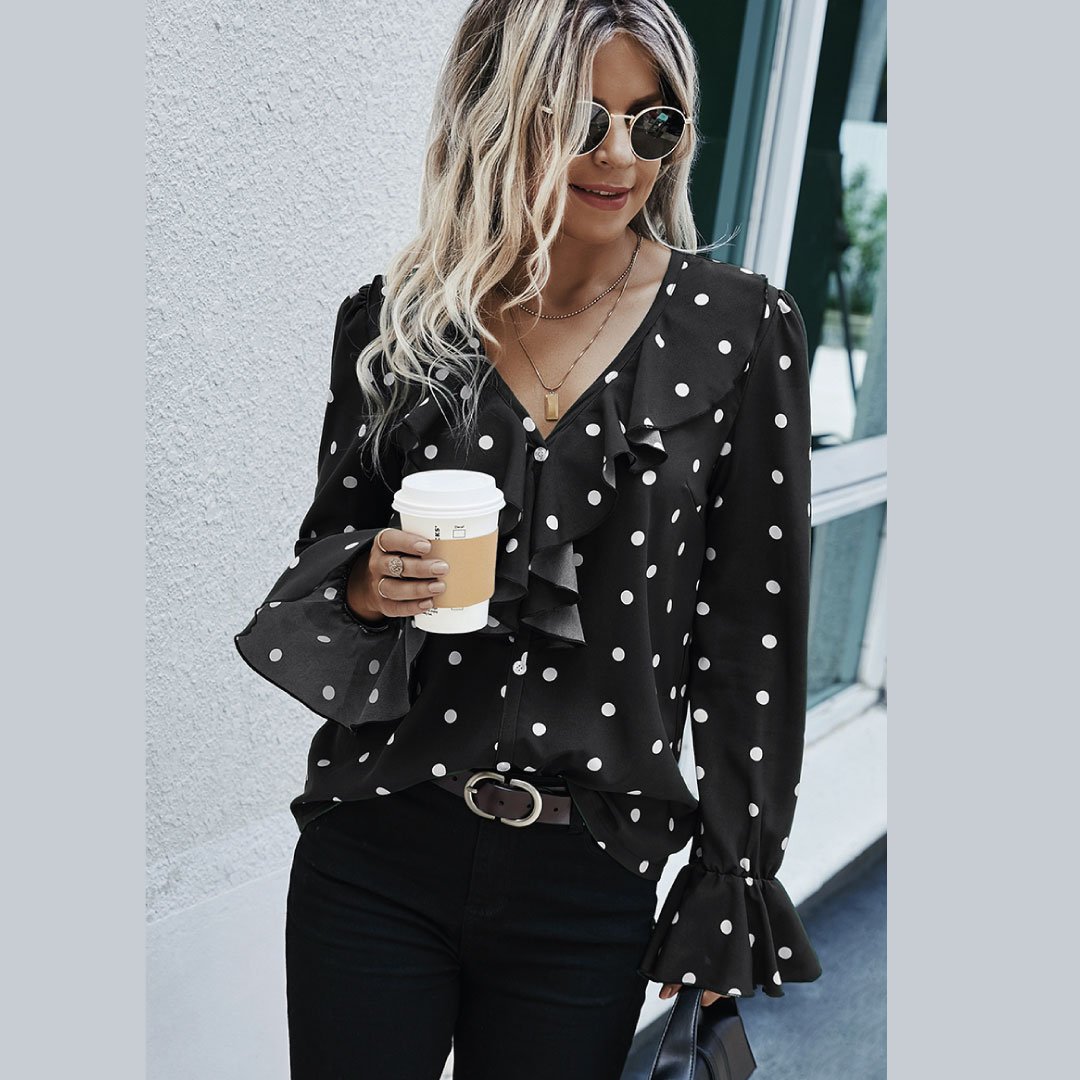 ClaudiaG Polka Dot Top